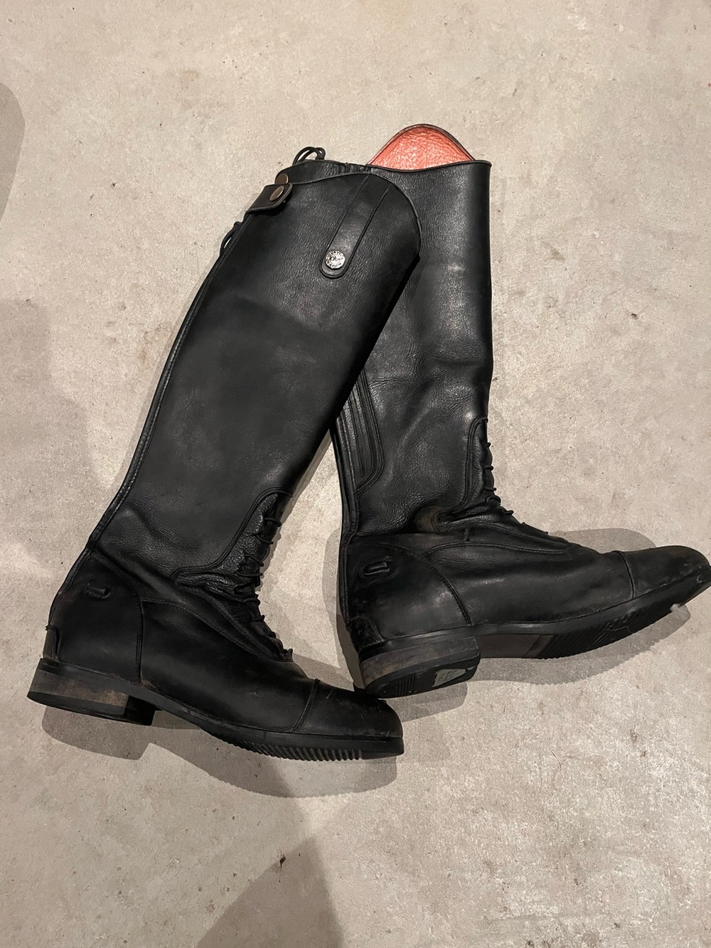 Ovation Kids' Flex Sport Tall Riding Field Boot - Black Leather